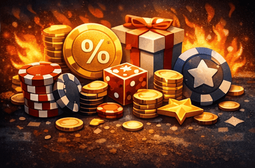 Bonuses and retention for online casinos