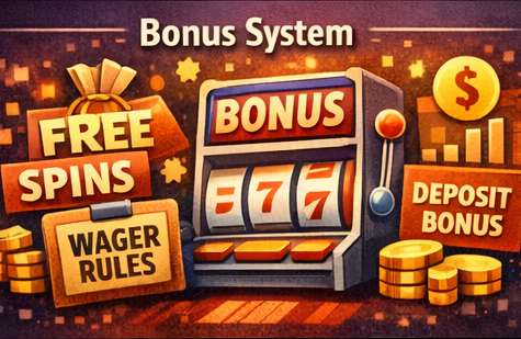 Casino bonus system: free spins, deposit bonuses, wagering