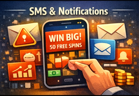 SMS y automatización de retención para casino